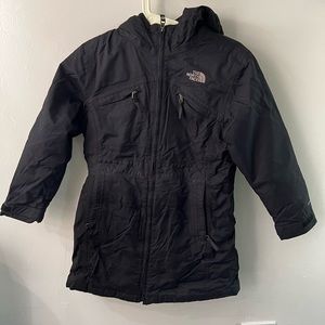 Girls the north face parka coat